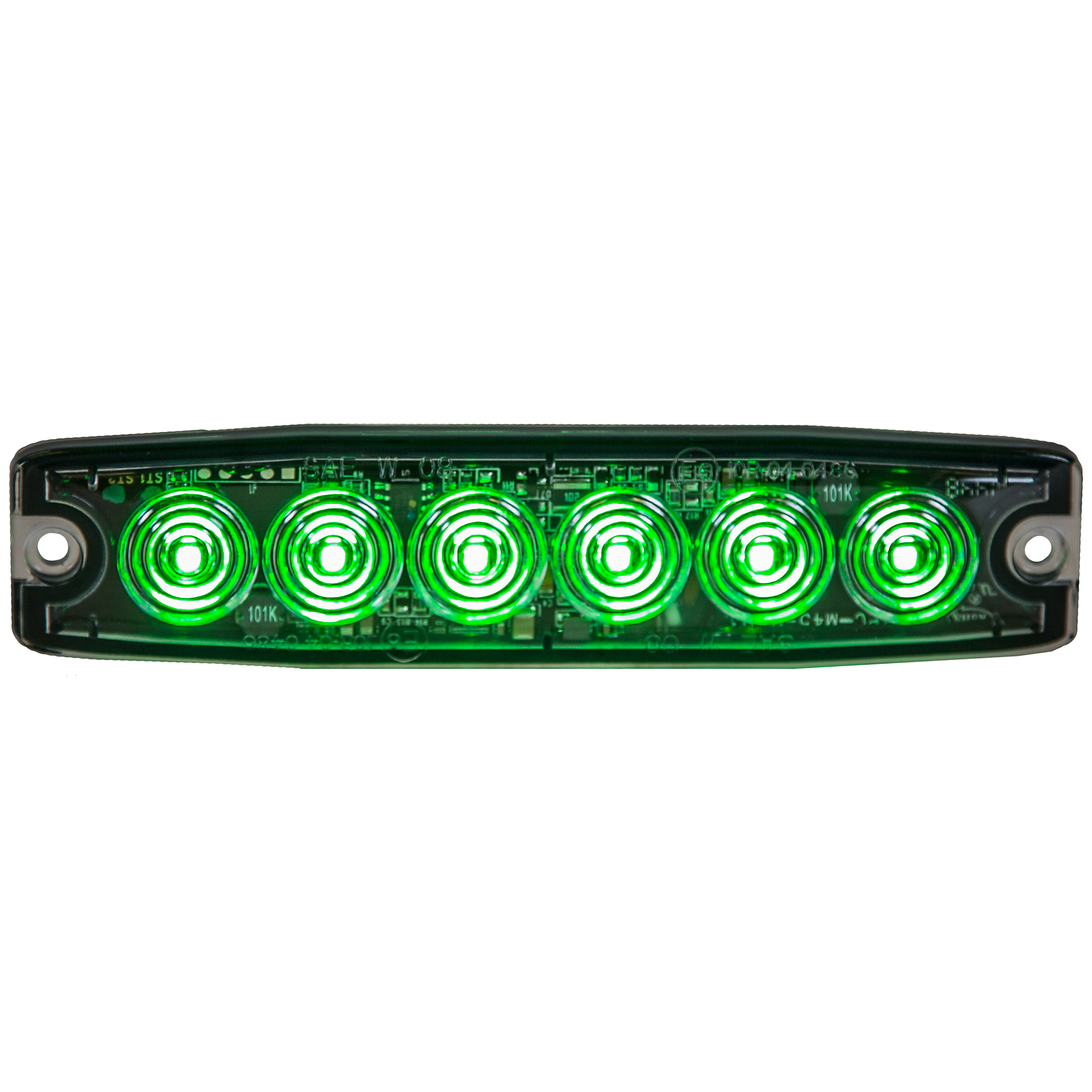 Buyers Products, 5in. LED Emergency Warning Flash Work Truck Strobe Light, Light Type LED, Lens Color Green, Included (qty.) 1 Model# 8892209